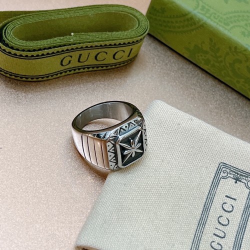 Gucci Luxury Mens Ring with Original Box
