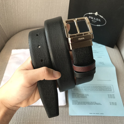 Prada Mens Belt Luxury Brand Fashion Men Belts with Original Box