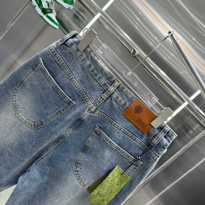 Gucci Luxury Brand Women Mens Jeans Pant Top Quality   