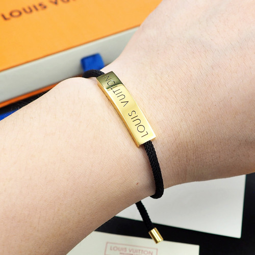 Louis Vuitton Luxury Men Womens Bracelet LV Space Bracelet