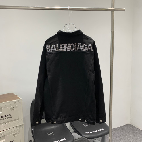 Balenciaga Men Womens Jacket Denim Coat Luxury Brand Mens Jackets Top Quality   