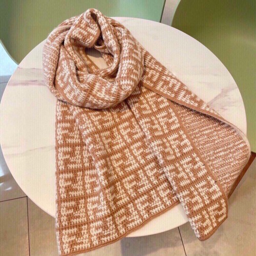 Fendi Scarves Men Womens Fashion Scarf075