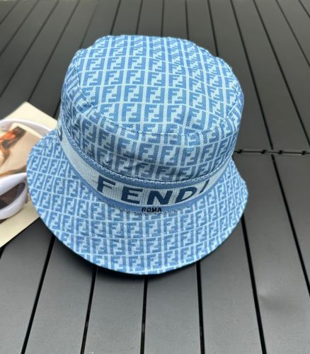 Fendi Men Womens Bucket Hat Luxury Brand Design Fendi Cap with Original Box  