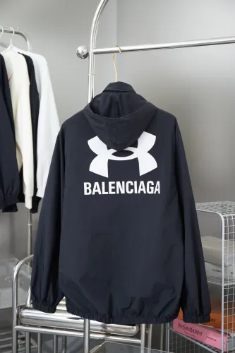 Balenciaga Men Womens Jackets Coat Luxury Brand Men Zip Hoodie Jacket Top Quality   