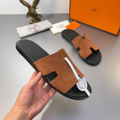 Hermes Mens Casual Shoes Slippers Fashion Luxury Brand with Original Box  