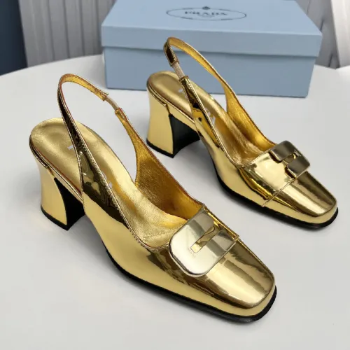 Prada Womens Shoes Sandals Casual Luxury Brand Pumps 8.5cm Heel with Original Box Whatsapp 