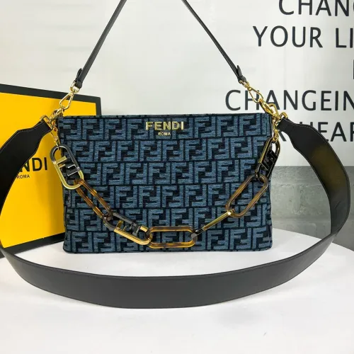 Fendi Womens Bags Shoulder Bags Luxury Brand FENDI O Lock with Original Box