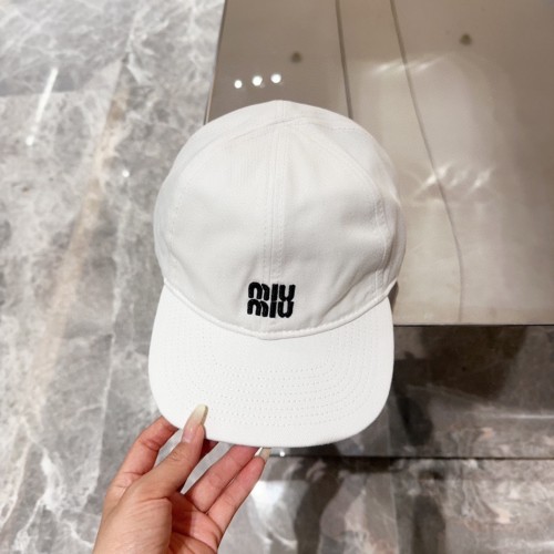 Miumiu Womens Cap Baseball Hat Luxury Brand with Original Box  