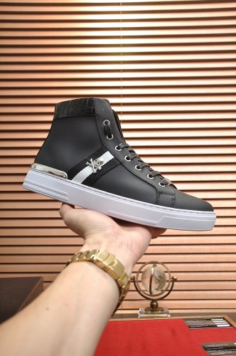 Philipp Plein Men Shoes Sneakers Low Top Sneaker Fashion Design Luxury Brand Trainer Predator TM with Original Box