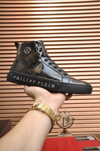 Philipp Plein Men Shoes Sneakers Low Top Sneaker Fashion Design Luxury Brand Trainer Predator TM with Original Box