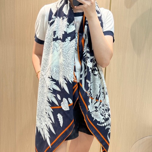 Hermes Scarves Womens Fashion Scarf Shawl 233