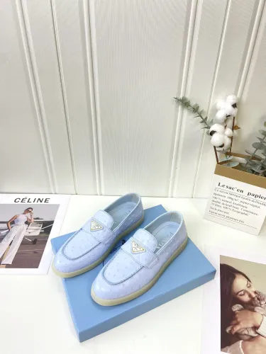 Prada Womens Shoes Casual Luxury Brand Fashion Loafers for Women with Original Box Whatsapp 