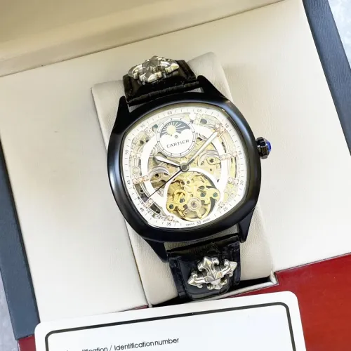 Cartier Mens Watch Luxury Brand Design Fashion Type with Original Box