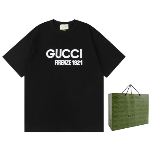 Gucci Luxury Brand Women Mens Short Sleeve T-Shirt   