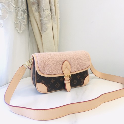 Louis Vuitton Womens Bags Luxury Brand DIANE M45985 Monogram coated canvas with Original Box