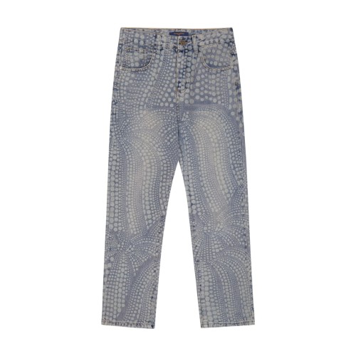 Louis Vuitton Luxury Brand Women Mens Pant Jeans   