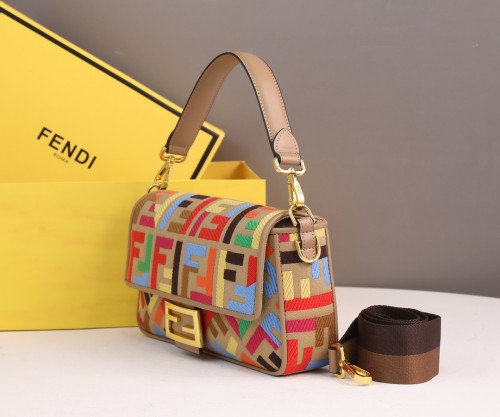 Fendi Womens Bag Shoulder Bags Luxury Brand Baguette bag Fashion Bags for Women with Original Box 8BR600A72VF1AQA