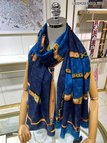 Louis Vuitton Scarves Womens Fashion Scarf with Original Box   