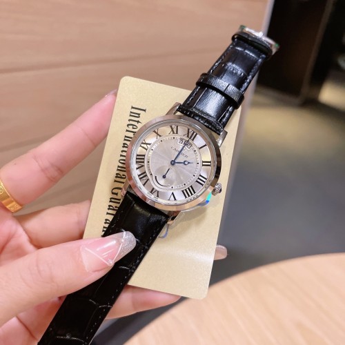 Cartier Men Womens Watch Luxury Brand Design Fashion Type with Original Box