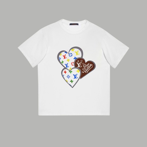 Louis Vuitton Luxury Brand Men Womens Short Sleeve T-Shirt   