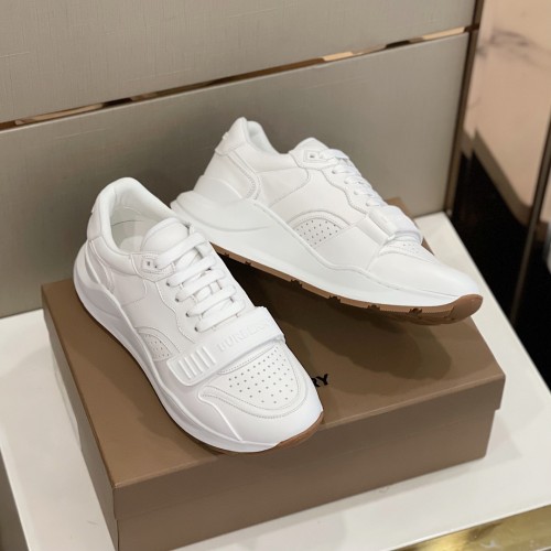 Burberry Men Shoes Fashion Sneakers Luxury Brand Vintage Cotton Sneaker with Original Box