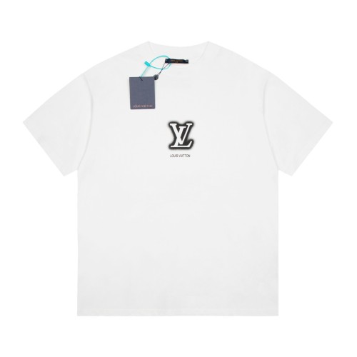 Louis Vuitton Luxury Brand Men Womens Short Sleeve T-Shirt   