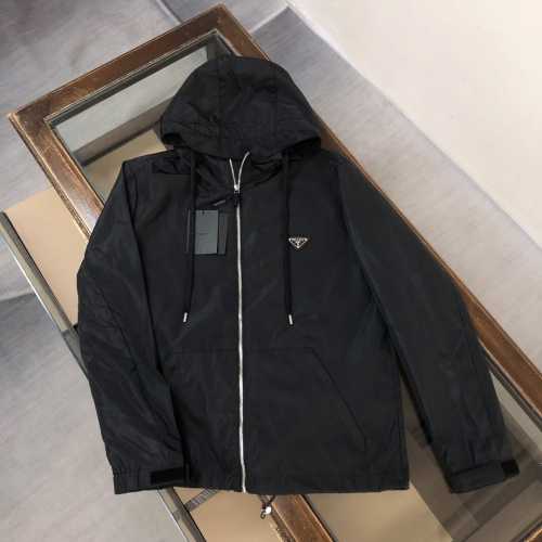 Prada Men Womens Coat Jacket Luxury Brand Womens Jackets Windbreaker Top Quality   