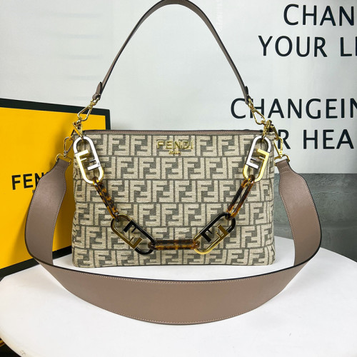 Fendi Womens Bags Shoulder Bag O ‘LOCK Zip Luxury Brand Fashion Bags for Women with Original Box  