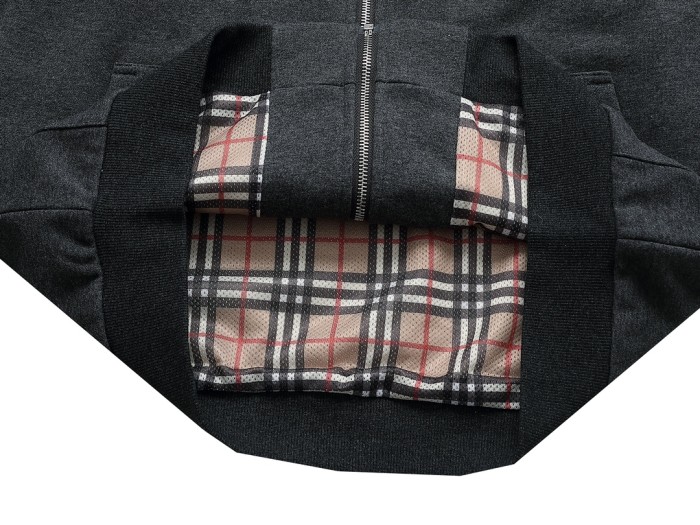Burberry Womens Mens Sweatshirt Luxury Brand Mens Zip Hoodie   