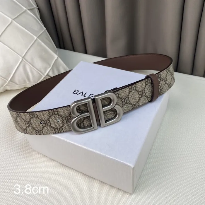 Balenciaga Mens Belt Luxury Brand Design Fashion Type with Original Box