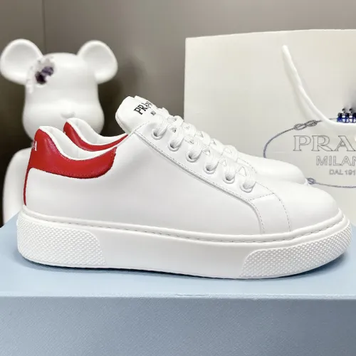 Prada Womens Shoes Casual Luxury Brand Breathable Prada sneakers with Original Box