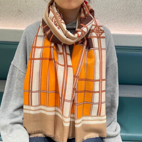 Hermes Scarves Womens Fashion Scarf Shawl 197