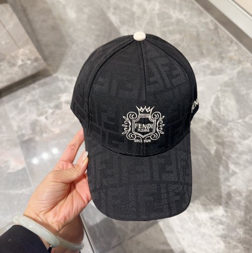 Fendi Men Womens Baseball Hat Luxury Brand Design Fendi Cap with Original Box  