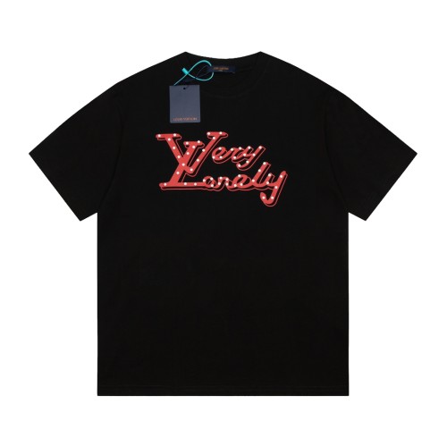 Louis Vuitton Luxury Brand Men Womens Short Sleeve T-Shirt   