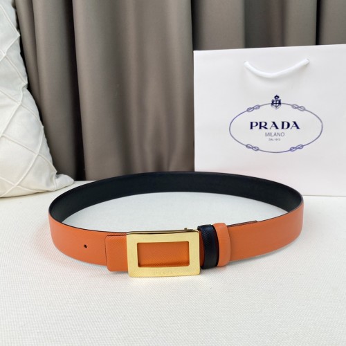 Prada Mens Belt Luxury Brand Fashion Men Belts with Original Box