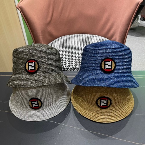 Fendi Womens Bucket Hat Luxury Brand Design Fendi Cap with Original Box  