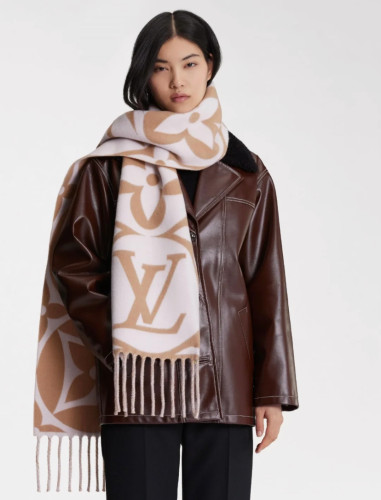 Louis Vuitton Scarves Men Womens Fashion Scarf with Original Box   