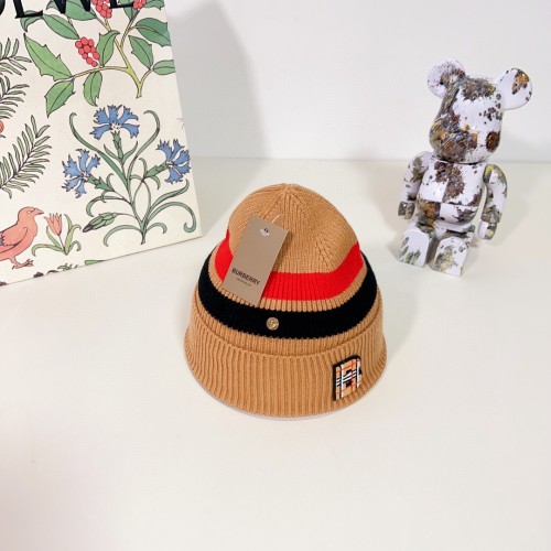 Burberry Womens Mens Cap Knit Hat Luxury Brand with Original Box  