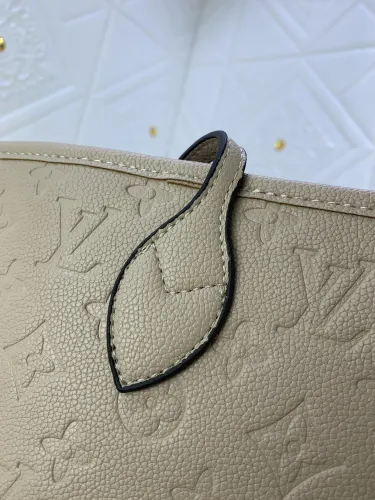 Louis Vuitton Womens Bags Handbags Luxury Brand Fashion Type NEVERFULL MM M21352 Silver Coated canvas