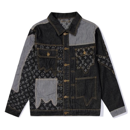 Louis Vuitton Men Womens Jackets Denim Coat Luxury Brand Mens Jackets Top Quality   