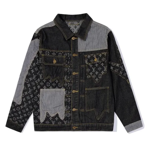 Louis Vuitton Men Womens Jackets Denim Coat Luxury Brand Mens Jackets Top Quality   