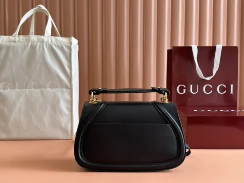 Gucci Womens Bags Shoulder Messenger Bag Luxury Brand GG GUCCI BLONDIE SMALL TOP HANDLE BAG with Original Box ‎815714 AAEC2 1000