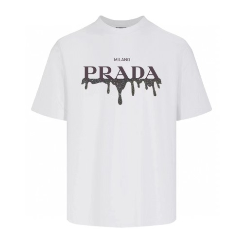 Prada Luxury Brand Men Womens Short Sleeve T-Shirt   