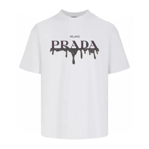 Prada Luxury Brand Men Womens Short Sleeve T-Shirt   