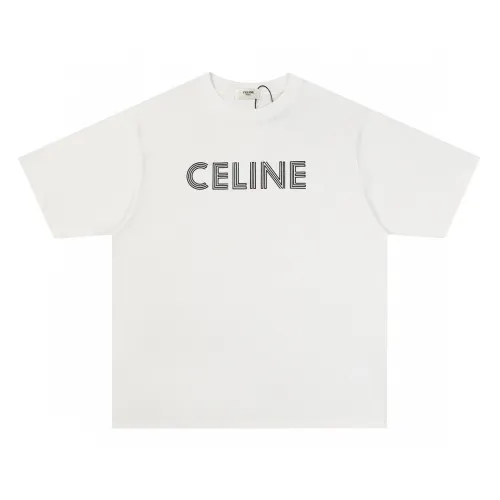 Celine Luxury Brand Women Mens Short Sleeve T-Shirt   