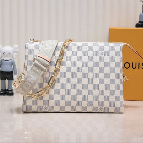 Louis Vuitton Womens Bags Messenger Shoulder Bags Luxury Brand COUSSIN PM M20379 with Original Box Monogram embossed puffy lambskin