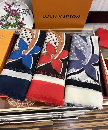 Louis Vuitton Scarves Womens Fashion Scarf with Original Box   