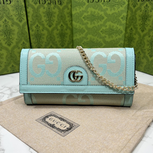 Gucci Womens Bag Wallets Clutch Luxury Brand Ophidia jumbo GG continental wallet with Original Box 726497 UKMBG 8481
