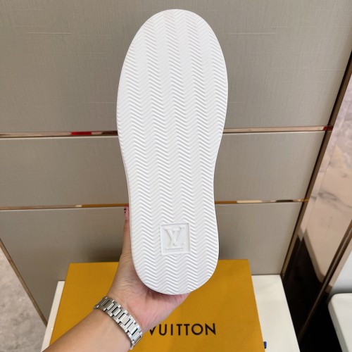 Louis Vuitton Men Shoes Fashion Sneakers RIVOLI Beverly Hills SNEAKER Luxury Brand Casual Shoes with Original Box