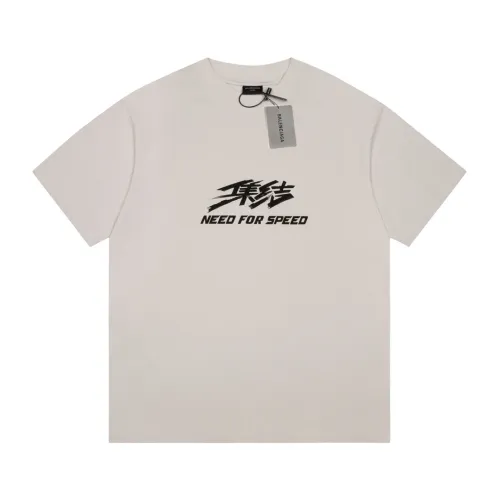 Balenciaga Luxury Brand Women Mens Short Sleeve T-Shirt   